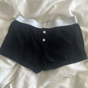 Brandy Melville Black Boxer Shorts